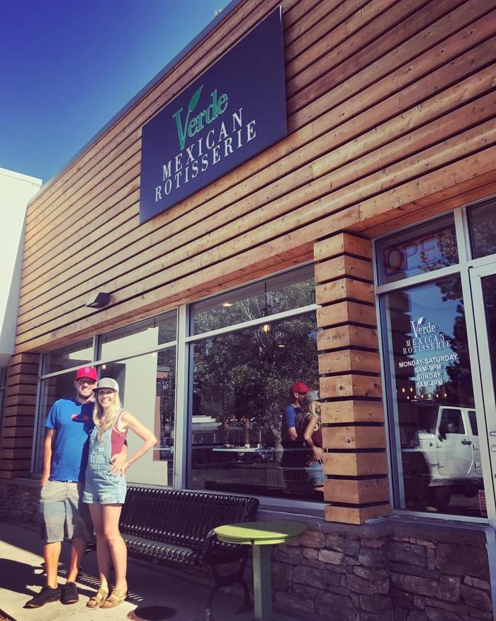 Social media post by verdemexicanrotisserie