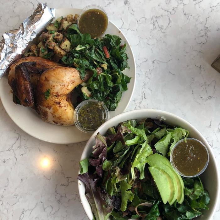 Social media post by verdemexicanrotisserie