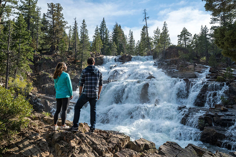 Glen Alpine Waterfall Lake Tahoe
