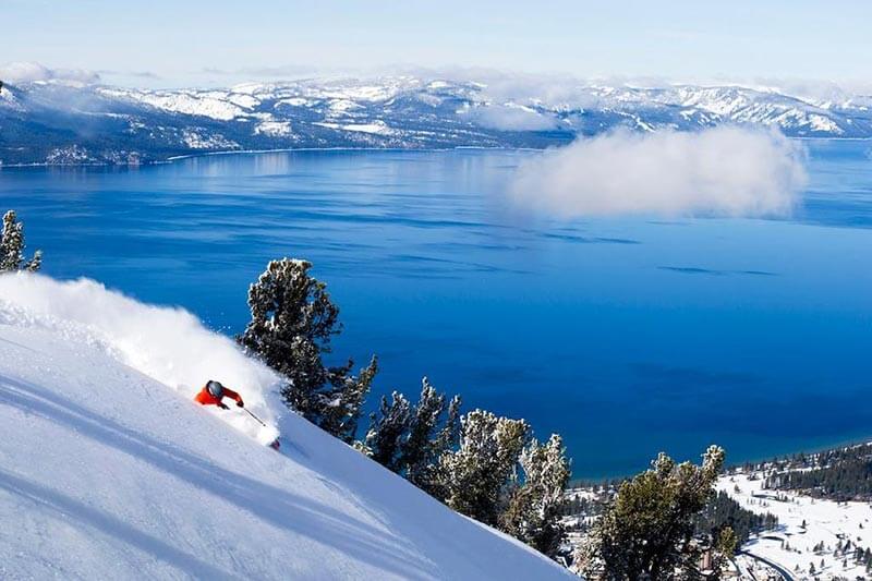 Skiing Lake Tahoe Heavenly