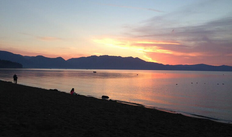 lake tahoe sunset