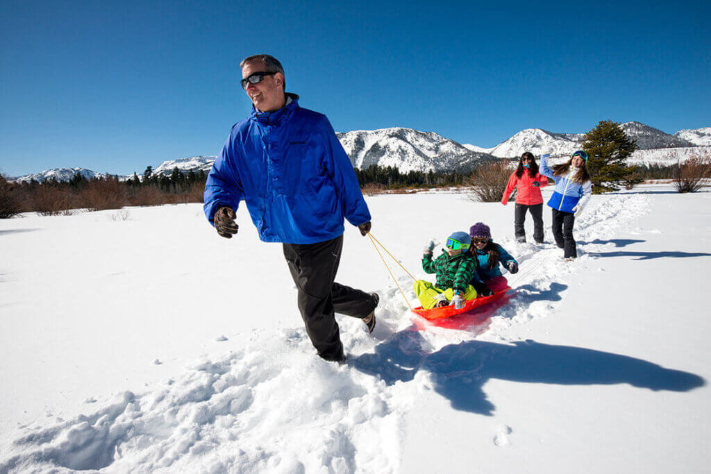 Family Fun Snow Play Lake Tahoe